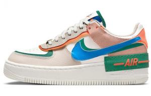 Кроссовки Nike Air Force 1 Low Shadow Sail Signal Blue Green Women's CI0919-109