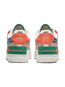 Кроссовки Nike Air Force 1 Low Shadow Sail Signal Blue Green Women's CI0919-109