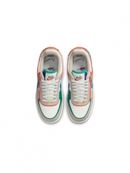 Кроссовки Nike Air Force 1 Low Shadow Sail Signal Blue Green Women's CI0919-109