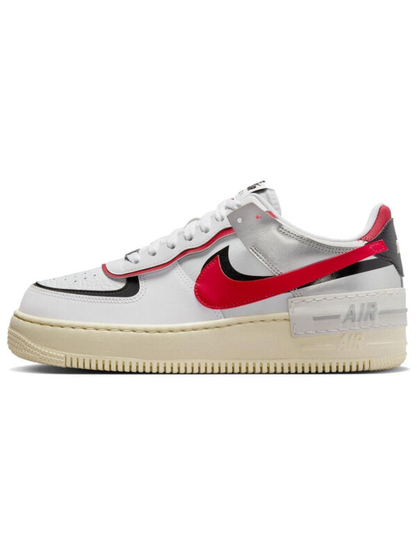 Кроссовки Nike Air Force 1 Shadow 'White Silver Red' Women's FN6335-100