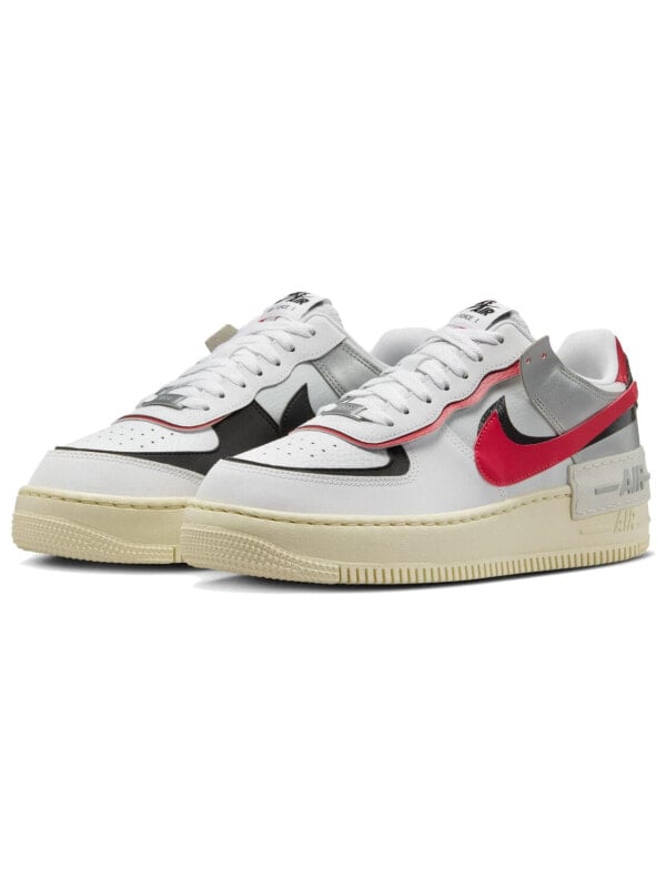 Кроссовки Nike Air Force 1 Shadow 'White Silver Red' Women's FN6335-100