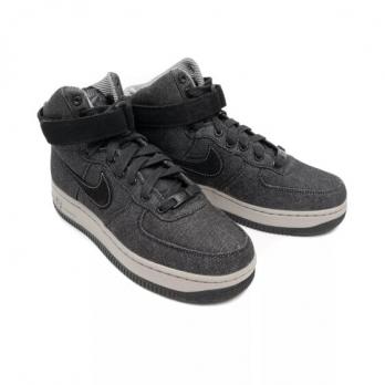 Кроссовки Nike Air Force 1 Hi Se Denim Black/Dark Grey-Cobblestone Women's 860544-003