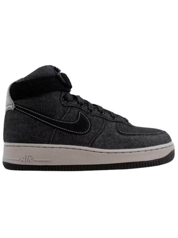 Кроссовки Nike Air Force 1 Hi Se Denim Black/Dark Grey Cobblestone Women's 860544-003