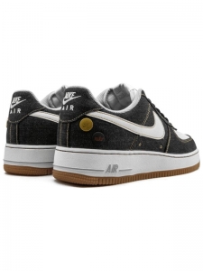 Кроссовки Nike Air Force 1 '07 Low Black Denim 630930-001