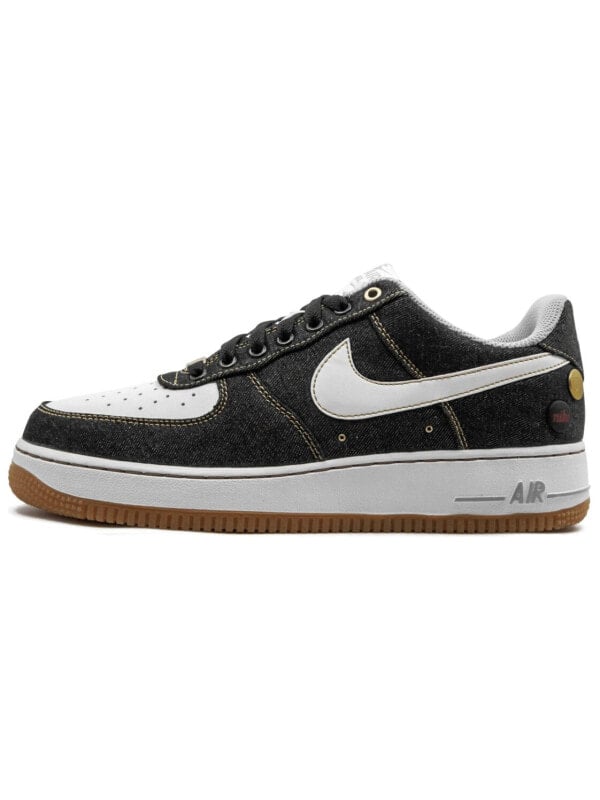 Кроссовки Nike Air Force 1 '07 Low Black Denim 630930-001