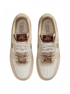 Кроссовки Nike Air Force 1 Low CNY Anti-Slip Wear-Resistant Low-Top Skateboard Shoes Women's Light Brown HV5990-172