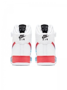 Кроссовки Nike Air Force 1 High Gradient White Blue Fury Ember Glow CJ0525-100