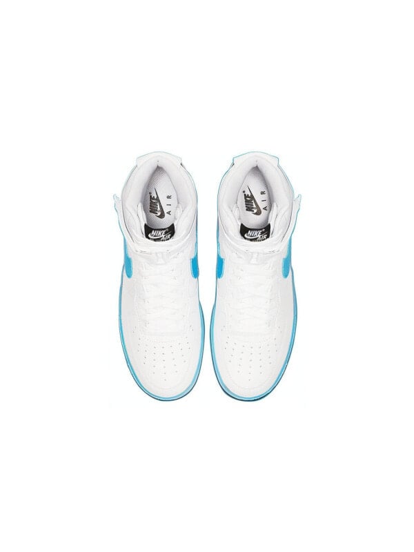Кроссовки Nike Air Force 1 High Gradient White Blue Fury Ember Glow CJ0525-100