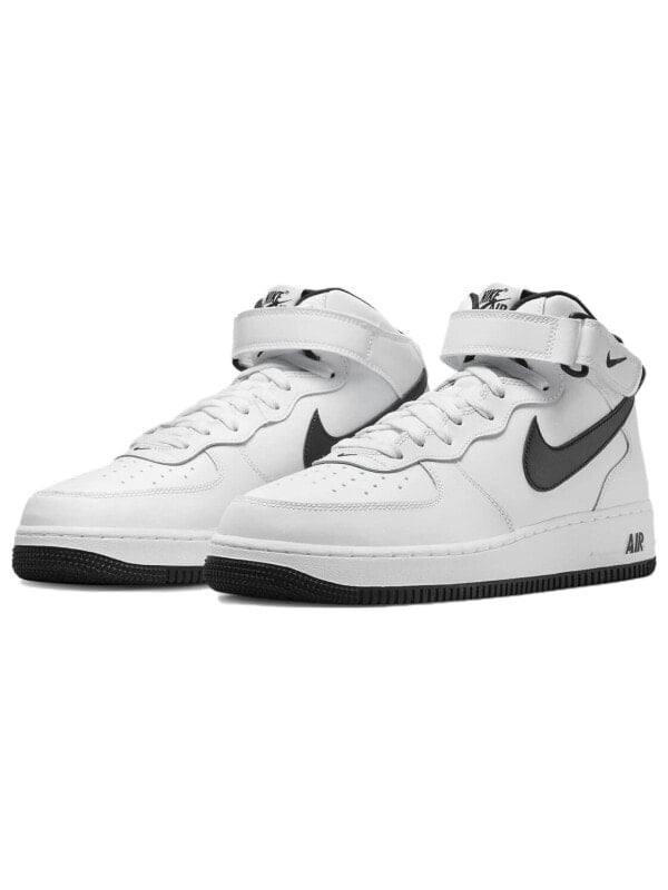 Кроссовки Nike Air Force 1 Mid White Black 2023 DV0806-101