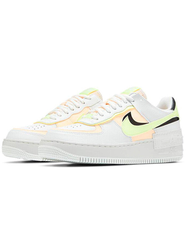 Кроссовки Nike Air Force 1 Low Shadow Summit White Barely Volt Crimson Tint Women's Ci0919-107