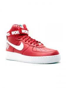 Кроссовки Nike Air Force 1 High Supreme World Famous Red 698696-610