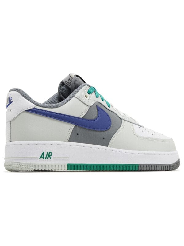 Кроссовки Nike Air Force 1 Low '07 LV8 Split Light Silver Deep Royal Blue FD2592-001
