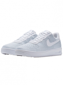 Кроссовки Nike Air Force 1 Flyknit 2 White Pure Platinum AV3042-100