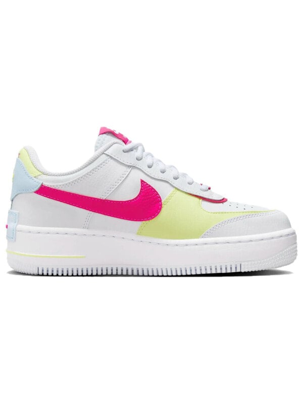 Кроссовки Nike Air Force 1 Shadow White Blue Tint Fireberry Women's FQ8885-100