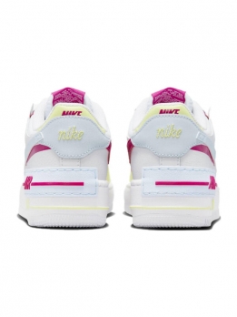 Кроссовки Nike Air Force 1 Shadow White Blue Tint Fireberry Women's FQ8885-100
