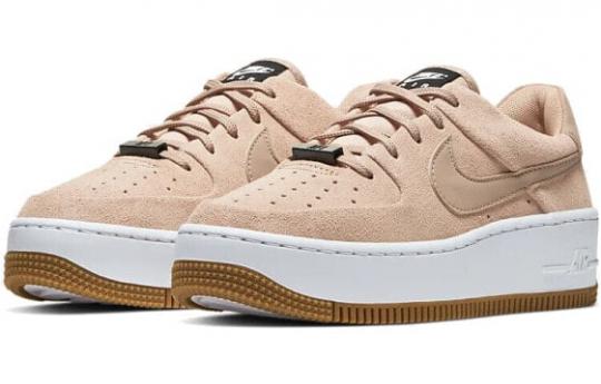 Кроссовки Nike Air Force Sage Low Beige Suede Women's AR5339-203