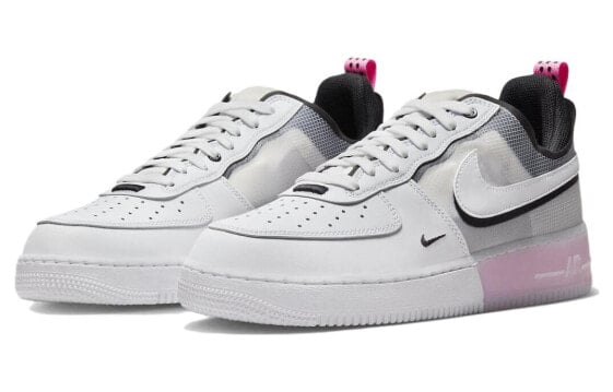 Кроссовки Nike Air Force 1 Low React White Black Pink Spell DV0808-100