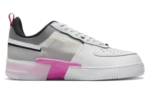 Кроссовки Nike Air Force 1 Low React White Black Pink Spell DV0808-100