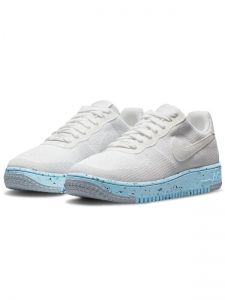 Кроссовки Nike Air Force 1 Low Crater Flyknit White Ice Blue Women's DC7273-100