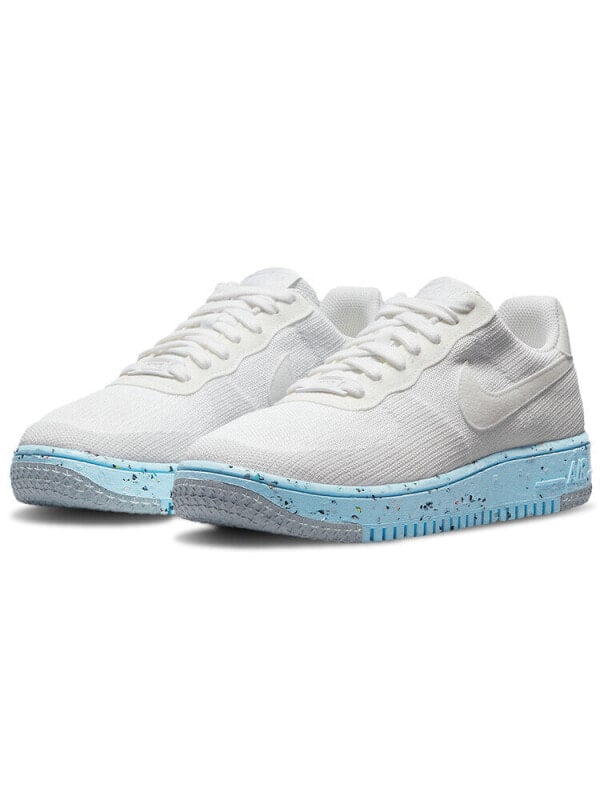 Кроссовки Nike Air Force 1 Low Crater Flyknit White Ice Blue Women's DC7273-100
