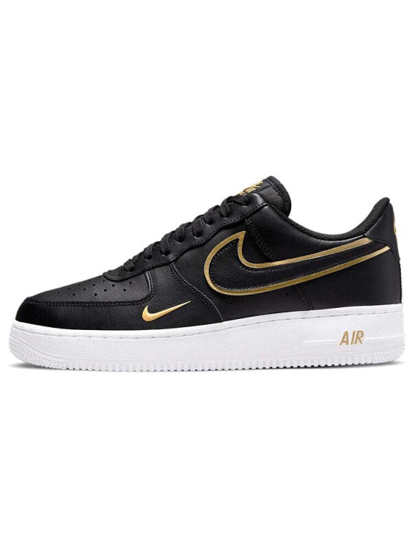 Кроссовки Nike Air Force 1 Low '07 Black Metalic Gold DA8481-001