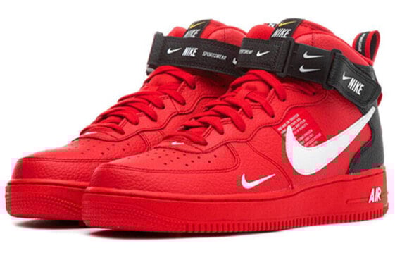 Кроссовки Nike Air Force 1 Mid Utility University Red 804609-605