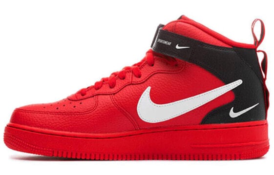 Кроссовки Nike Air Force 1 Mid Utility University Red 804609-605