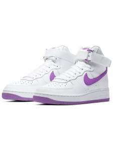 Кроссовки Nike Air Force 1 High 'White Dark Orchid' Women's 334031-112