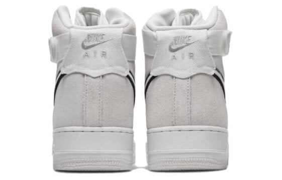 Кроссовки Nike Air Force 1 High White Vast Grey Black AO2442-100