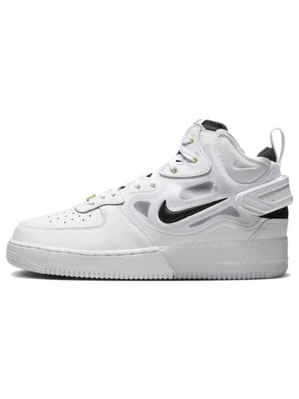 Кроссовки Nike Air Force 1 Mid React 40th Anniversary White Black DQ7668-100