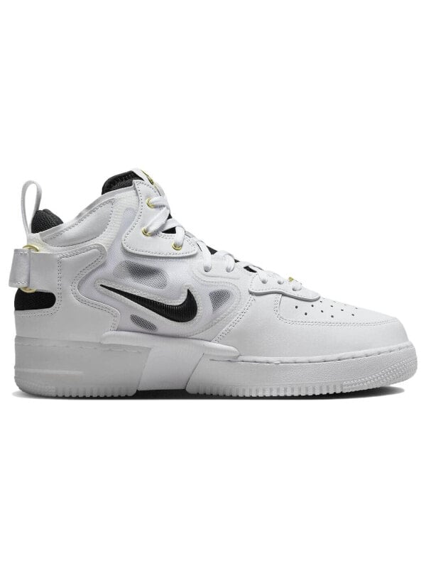 Кроссовки Nike Air Force 1 Mid React 40th Anniversary White Black DQ7668-100