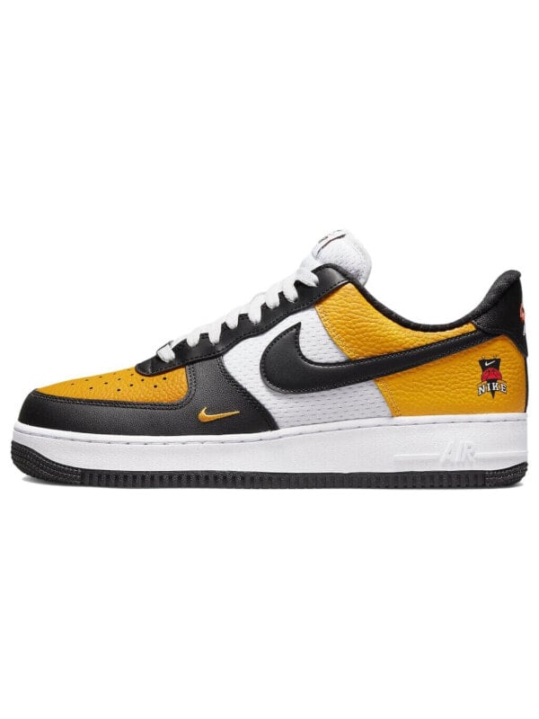 Кроссовки Nike Air Force 1 Low '07 LV8 Black Gold Jersey Mesh DQ7775-700