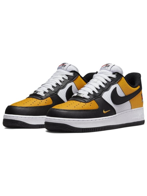 Кроссовки Nike Air Force 1 Low '07 LV8 Black Gold Jersey Mesh DQ7775-700