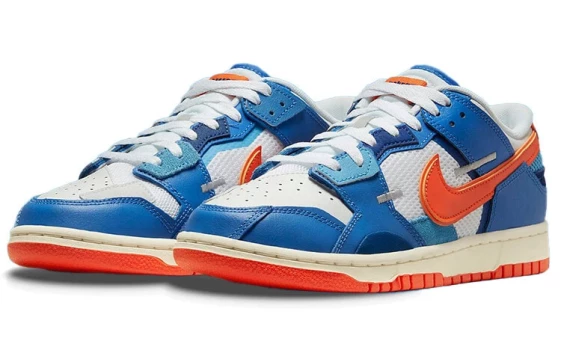 Для треккинга Nike Dunk Low Scrap Knicks DM0128-100