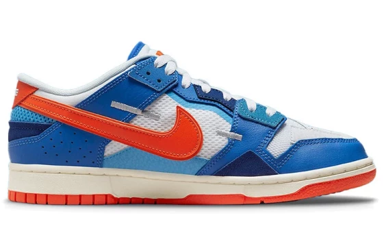 Для треккинга Nike Dunk Low Scrap Knicks DM0128-100