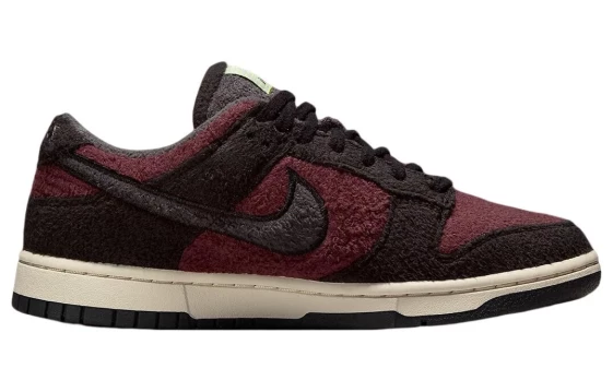 Для треккинга Nike Dunk Low Se Fleece Pack Burgundy Crush Women's DQ7579-600