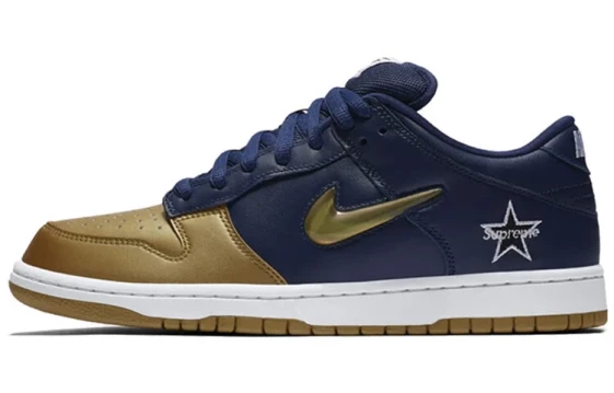 Для треккинга Nike Sb Dunk Low Supreme Jewel Swoosh Gold ck3480-700