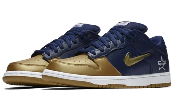 Для треккинга Nike Sb Dunk Low Supreme Jewel Swoosh Gold ck3480-700