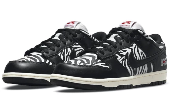 Для треккинга Nike Sb Dunk Low Og Qs Quartersnacks Zebra DM3510-001