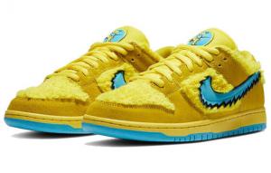 Кроссовки Nike Sb Dunk Low Grateful Dead Bears Opti Yellow CJ5378-700