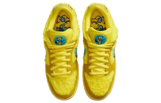 Для треккинга Nike Sb Dunk Low Grateful Dead Bears Opti Yellow CJ5378-700