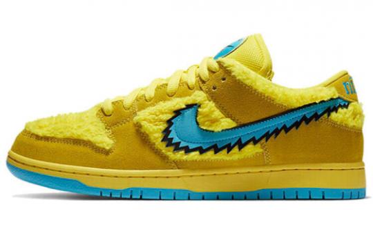 Кроссовки Nike Sb Dunk Low Grateful Dead Bears Opti Yellow CJ5378-700