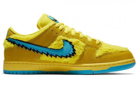 Кроссовки Nike Sb Dunk Low Grateful Dead Bears Opti Yellow CJ5378-700