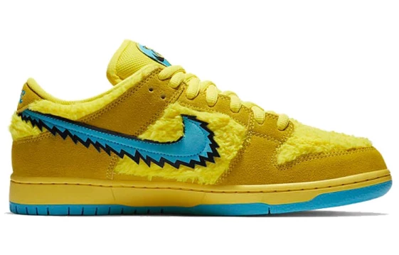 Для треккинга Nike Sb Dunk Low Grateful Dead Bears Opti Yellow CJ5378-700