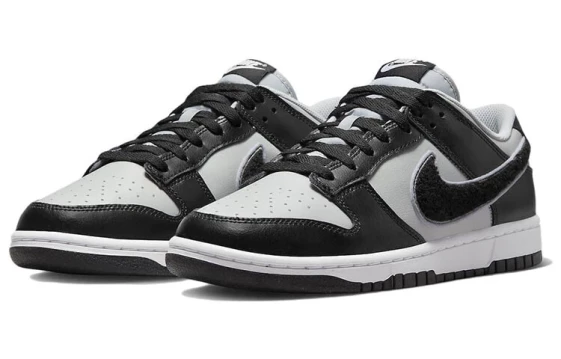 Для треккинга Nike Dunk Low Chenille Swoosh Black Grey DQ7683-001