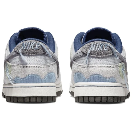 Nike Dunk Emerald Wave Snake Shadow Anti-Slip Wear-Resistant Low-Top Skateboard Shoes Men's Teal DD1391-103（Team342-碧波蛇影S-BOX）