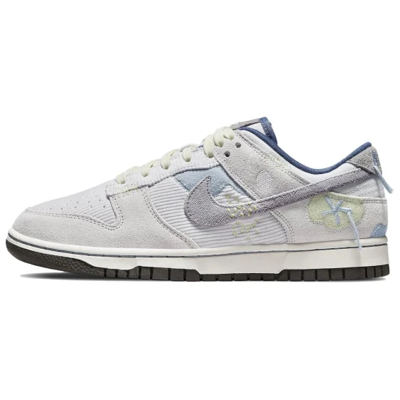 Nike Dunk Emerald Wave Snake Shadow Anti-Slip Wear-Resistant Low-Top Skateboard Shoes Men's Teal DD1391-103（Team342-碧波蛇影S-BOX）