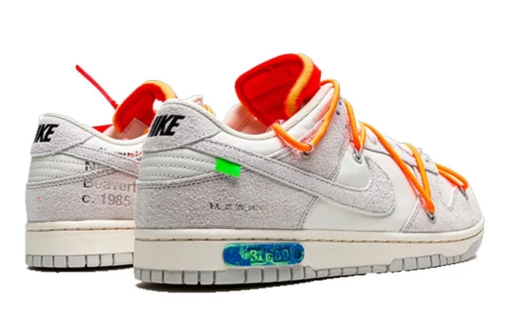 Для треккинга Nike Dunk Low Off White Lot 31 DJ0950-116