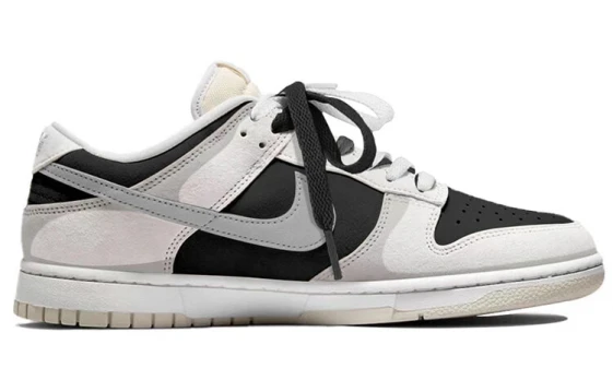 Nike Dunk Abrasion Resistant Low Top Kids' Skateboarding Shoes Blue White Teenagers CW1590-100(Team821-雪怪)