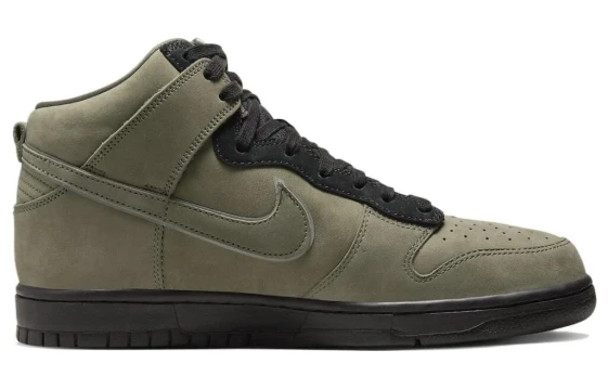 Nike Dunk Gray Tracing Anti Slip Wear Resistant Low Top Skateboard Shoes Men's Black Gray IB4620-141(Team1291-灰溯SBOX)